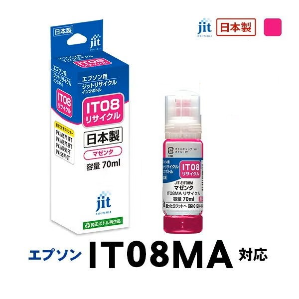 �ꥵ�����륤�� �ߴ����󥯡����󥯥����ȥ�å� ���å�(JIT) JIT-EIT08M [���ץ����� IT08MA �ޥ���] ���󥯥����ס��ܥȥ�ڥ���󥻥��Բġ��̳�ƻ����Υ�������Բġ� -������-