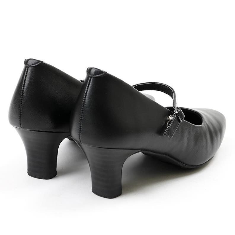 �����å������� Lady woker(��ǥ������) ����4E���� 5.5cm�ҡ��� �����������ȥ� ���ȥ�åץѥ�ץ� LO-17090 ��ǥ����� �֥�å� 23.5cm -��������-���̳�ƻ����Υ��������Բġ�