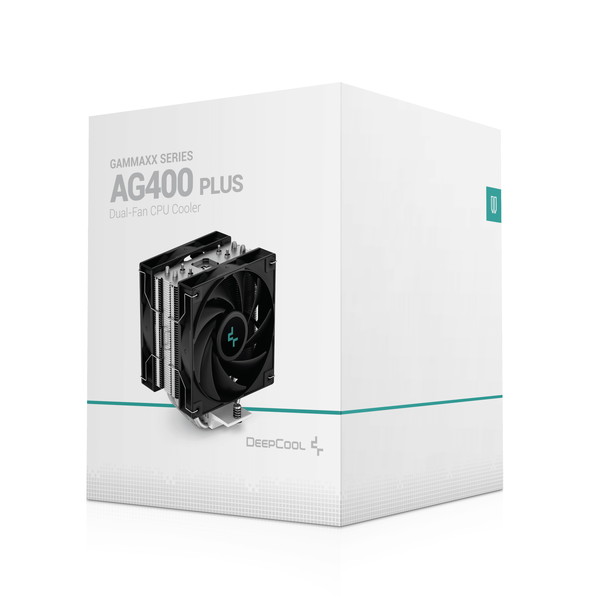 DeepCool CPU�����顼 AG400 PLUS R-AG400-BKNNMD-G LGA1851�б� ���֤�/���֤�ξ�б� �֥�å� �ڥ���󥻥��Բġ��̳�ƻ����Υ�������Բġ�
