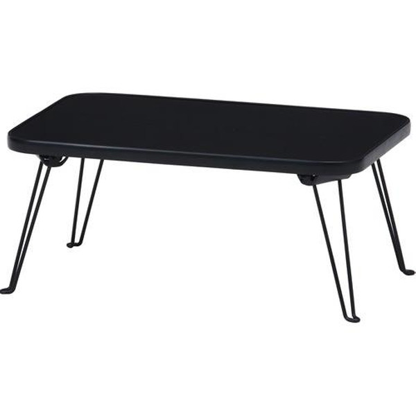 不二貿易 カラーミニテーブル BK/BK CCB4530-BK/BK CCB4530-BK/BK 商品コード14422【代引・日時指定・キャンセル不可・北海道沖縄離島配送不可】 -お取リ寄せ-