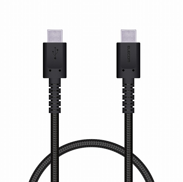 ELECOM ���쥳�� MPA-CCS03PNBK ���ώΡ����̎ގڎ�����USB�����̎ގ� USB(C-C) ���ѵ� USB Power Delivery�б� ǧ���� 0.3m �̎ގ׎��� �ڥ���󥻥��Բġ��̳�ƻ����Υ�������Բġ�