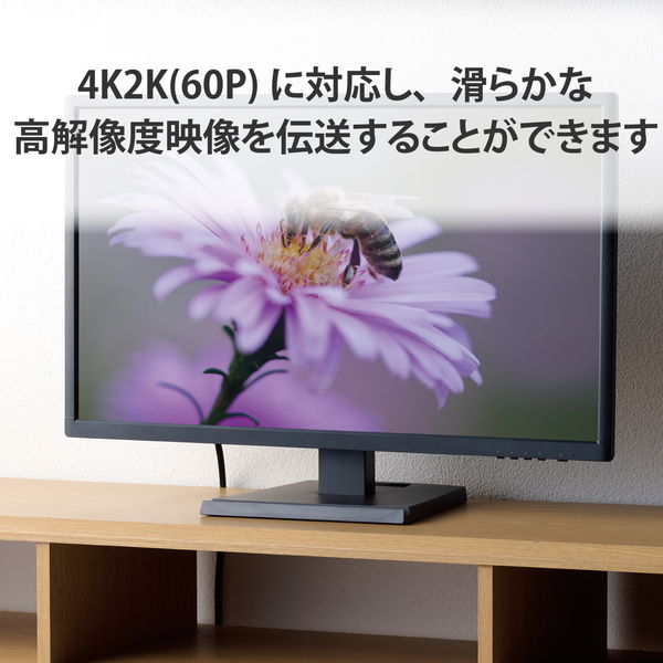 ELECOM ���쥳�� DH-HDP14SSU10BK microHDMI�����֥� �ץ�ߥ��� �����ѡ������ 4K 2K RoHS��� 1m �֥�å��ڥ���󥻥��Բġ��̳�ƻ����Υ�������Բġ�