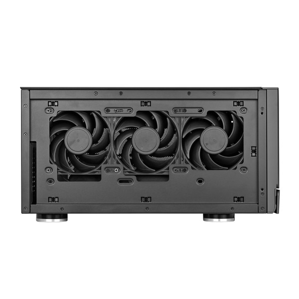 Silverstone PCケース Crown 04 SST-CW04TB 据え置き型ケース 大型PCケース ワークステーション 【代引・日時指定・キャンセル不可・北海道沖縄離島配送不可】