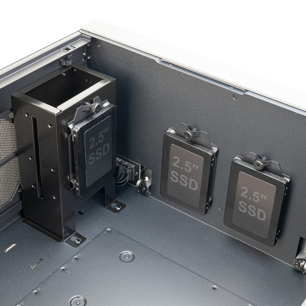 Silverstone PCケース Crown 04 SST-CW04TB 据え置き型ケース 大型PCケース ワークステーション 【代引・日時指定・キャンセル不可・北海道沖縄離島配送不可】