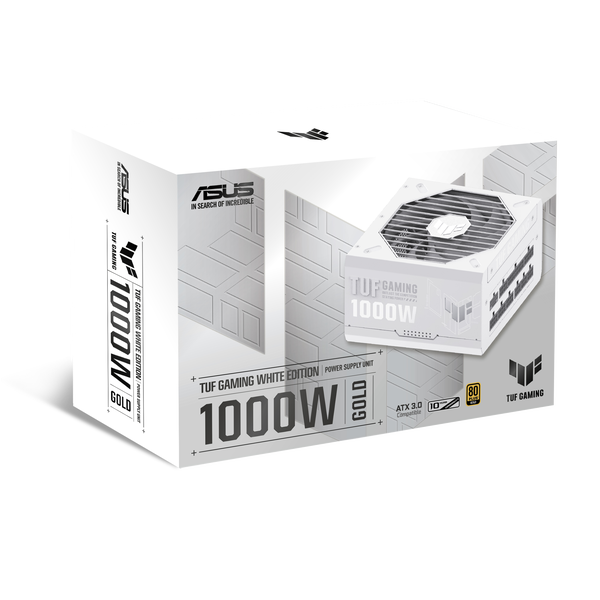ASUS TUF-GAMING-1000G-WHITE PC�Ÿ� ATX 1000W 80PLUS Gold  �ڥ���󥻥��Բġ��̳�ƻ����Υ�������Բġ�
