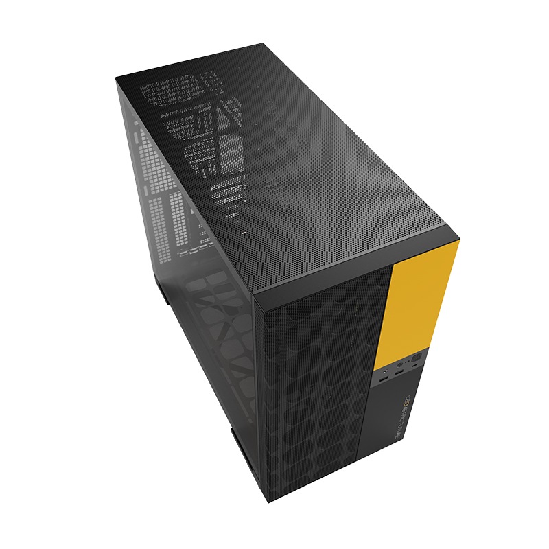 GEOMETRIC FUTURE �ߥɥ륿� PC������ Model 5��VENT��GF-M5-Vent-YBK�� �֥�å��ڥ���󥻥��Բġ��̳�ƻ����Υ�������Բġ�