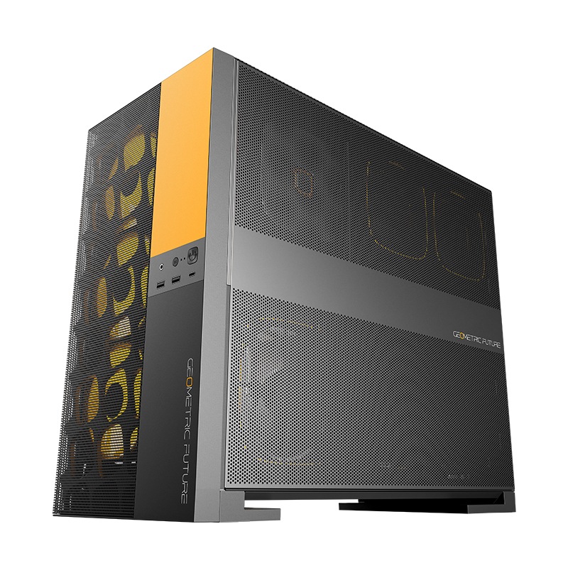 GEOMETRIC FUTURE �ߥɥ륿� PC������ Model 5��VENT��GF-M5-Vent-YBK�� �֥�å��ڥ���󥻥��Բġ��̳�ƻ����Υ�������Բġ�