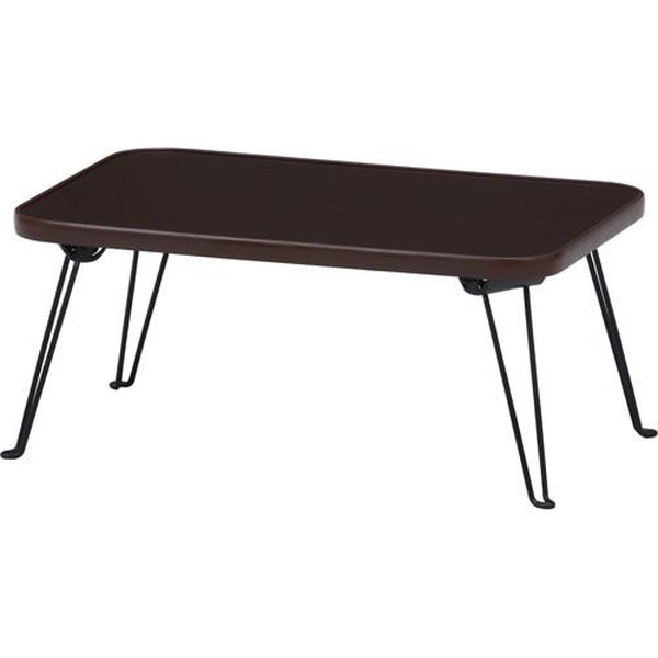 不二貿易 カラーミニテーブル BR/BK CCB4530-BR/BK CCB4530-BR/BK 商品コード14423【代引・日時指定・キャンセル不可・北海道沖縄離島配送不可】 -お取リ寄せ-