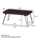 不二貿易 カラーミニテーブル BR/BK CCB4530-BR/BK CCB4530-BR/BK 商品コード14423【代引・日時指定・キャンセル不可・北海道沖縄離島配送不可】 -お取リ寄せ-