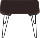 不二貿易 カラーミニテーブル BR/BK CCB4530-BR/BK CCB4530-BR/BK 商品コード14423【代引・日時指定・キャンセル不可・北海道沖縄離島配送不可】 -お取リ寄せ-