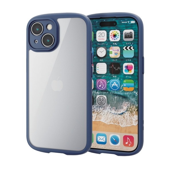 ELECOM ���쥳�� PM-A23ATSLFCKNV iPhone 15 �ʎ��̎ގ؎��Ďގ����� TOUGH SLIM LITE �̎ڎ��ю��׎� ���̎��؎� �˸��ݸ� �Ȏ��ˎގ��ڥ���󥻥��Բġ��̳�ƻ����Υ�������Բġ�