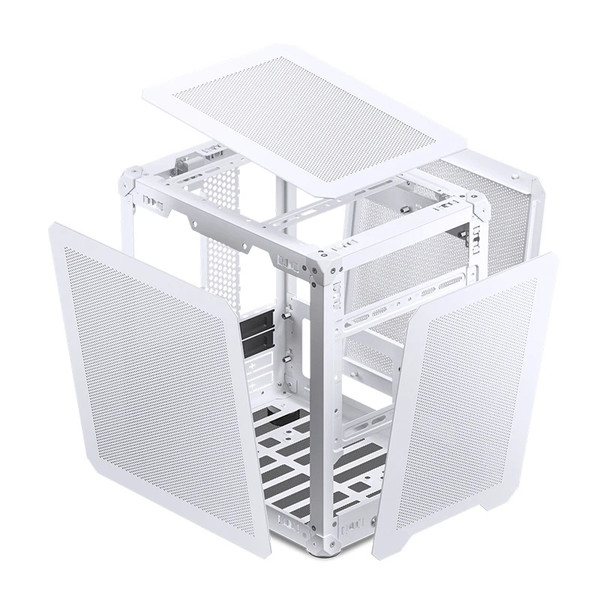 JONSBO PC������ C6 White �ۥ磻�� Micro-ATX�б� �ߥ˥�� ��å���ѥͥ� �������� 4����æ ����ѥ��� �⥨���ե��� ����� ���� ���� ����󥹥ܡڥ���󥻥��Բġ��̳�ƻ����Υ�������Բġ�