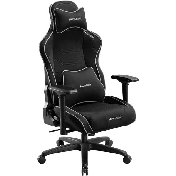 Bauhutte バウヒュッテ ゲーミングチェア G-571-BK ブラック 黒 ポケットコイル内蔵 広い昇降幅 ハイバック 4Dアームレスト 高身長にも対応 【代引・日時指定・キャンセル不可・北海道沖縄離島配送不可】 -メーカー直送- ※メーカー在庫潤沢