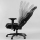 Bauhutte バウヒュッテ ゲーミングチェア G-571-BK ブラック 黒 ポケットコイル内蔵 広い昇降幅 ハイバック 4Dアームレスト 高身長にも対応 【代引・日時指定・キャンセル不可・北海道沖縄離島配送不可】 -メーカー直送- ※メーカー在庫潤沢