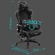 Bauhutte バウヒュッテ ゲーミングチェア G-571-BK ブラック 黒 ポケットコイル内蔵 広い昇降幅 ハイバック 4Dアームレスト 高身長にも対応 【代引・日時指定・キャンセル不可・北海道沖縄離島配送不可】 -メーカー直送- ※メーカー在庫潤沢