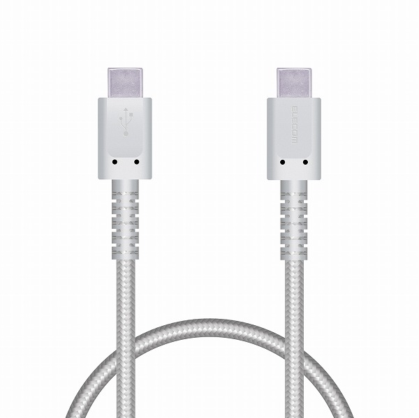 ELECOM 쥳 MPA-CCS03PNWH ώΡ̎ގڎUSB̎ގ USB(C-C) ѵ USB Power Deliveryб ǧ 0.3m Ύ܎ ڥ󥻥Բġ̳ƻΥԲġ