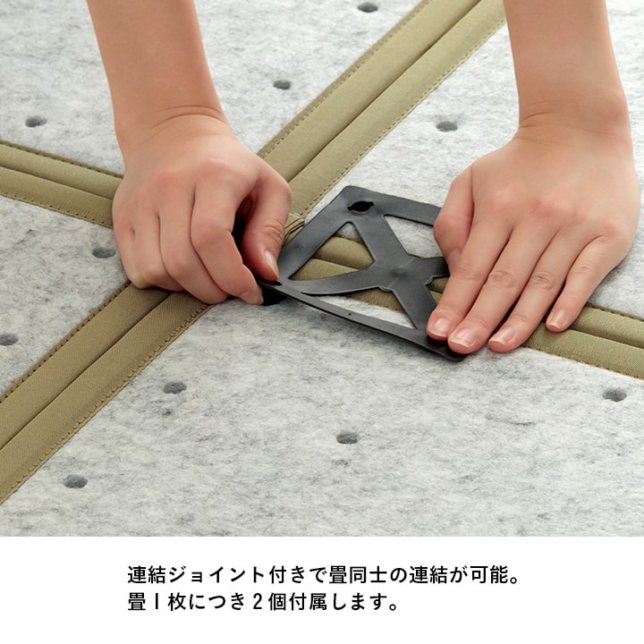 イケヒコ 置き畳 い草 日本製 消臭 抗菌防臭 ダニ増殖抑制 無地 約82×82×1.8cm 6P 6枚組 1111530010205【代引き不可】【北海道沖縄離島は配送不可】-お取り寄せ品-