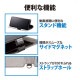 ELECOM エレコム P-05PLFY2SBK スマホケース 汎用 マルチケース Lサイズ レザー 手帳型 マグネット開閉 スライド式 スタンド機能 ブラック【キャンセル不可・北海道沖縄離島配送不可】