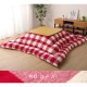 イケヒコ こたつ布団 正方形 インド綿 綿100% チェック柄 ネイビー 約205×205cm 1151550190103【代引き不可】【北海道沖縄離島は配送不可】-お取り寄せ品-