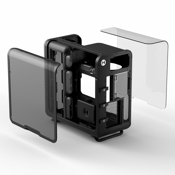 HYTE PC������ X50 Pitch Black ���̶������饹��� �饦��ɥǥ�����E-ATX�б�PC������ X50���֥�å� �ڥ���󥻥��Բġ��̳�ƻ����Υ�������Բġ�