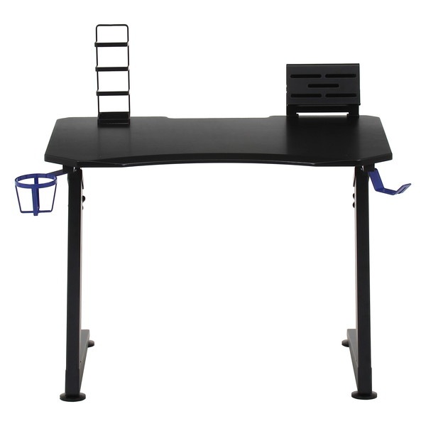 不二貿易 キッズ用ゲーミングデスク レイズ BL 商品コード19453 【代引・日時指定・キャンセル不可・北海道沖縄離島配送不可】 -お取リ寄せ-