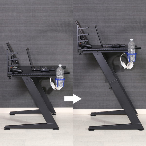 不二貿易 キッズ用ゲーミングデスク レイズ BL 商品コード19453 【代引・日時指定・キャンセル不可・北海道沖縄離島配送不可】 -お取リ寄せ-