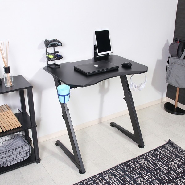 不二貿易 キッズ用ゲーミングデスク レイズ BL 商品コード19453 【代引・日時指定・キャンセル不可・北海道沖縄離島配送不可】 -お取リ寄せ-