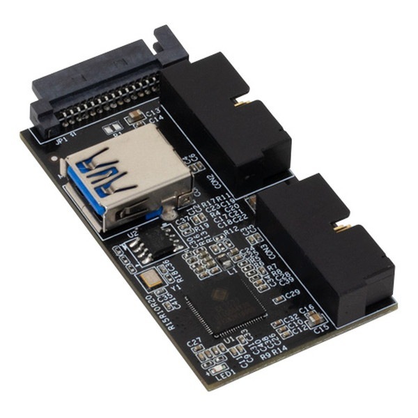 Ainex アイネックス USB3.0ヘッダー 2分配ハブ HUB-09【キャンセル不可・北海道沖縄離島配送不可】 -お取り寄せ-