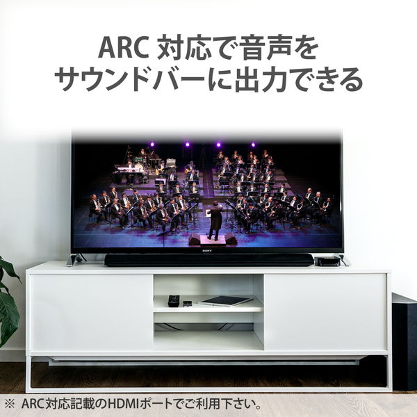 ELECOM ���쥳�� DH-HDLOA20BK HDMI�����֥� 20m 4K 60p ���å� Ĺ�� ̵���ť����� ARC �֥�å��ڥ���󥻥��Բġ��̳�ƻ����Υ�������Բġ�