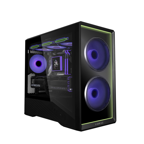 Lian Li PCケース VECTOR V150 INF V150INFX Micro-ATX対応 ミニタワーPCケース インフィニティミラーパネル ARGBファン3基搭載 400mmGPU対応 140mmファン内蔵 【キャンセル不可・北海道沖縄離島配送不可】