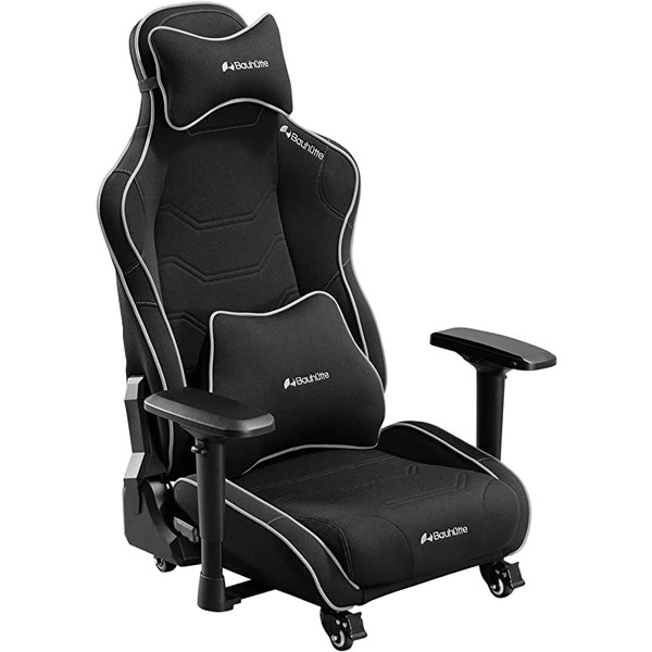 Bauhutte バウヒュッテ ゲーミング座椅子 GX-571-BK ブラック 黒 ポケットコイル内蔵 ハイバック 4Dアームレスト フルリクライニング ロック付きキャスター 【代引・日時指定・キャンセル不可・北海道沖縄離島配送不可】 -メーカー直送- ※メーカー在庫潤沢