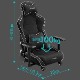 Bauhutte バウヒュッテ ゲーミング座椅子 GX-571-BK ブラック 黒 ポケットコイル内蔵 ハイバック 4Dアームレスト フルリクライニング ロック付きキャスター 【代引・日時指定・キャンセル不可・北海道沖縄離島配送不可】 -メーカー直送- ※メーカー在庫潤沢