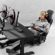 Bauhutte バウヒュッテ ゲーミング座椅子 GX-571-BK ブラック 黒 ポケットコイル内蔵 ハイバック 4Dアームレスト フルリクライニング ロック付きキャスター 【代引・日時指定・キャンセル不可・北海道沖縄離島配送不可】 -メーカー直送- ※メーカー在庫潤沢