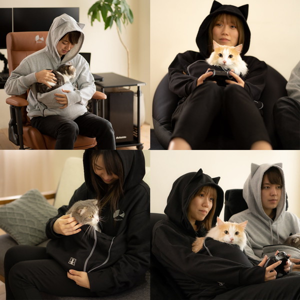 4580742230652 Bauhutte にゃんガルーパーカー2 Mサイズ BPA-001