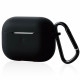 ELECOM エレコム AVA-AP2SCBK AirPods Pro対応アクセサリ シリコンケース コネクタキャップ カラビナ付 ブラック 【キャンセル不可・北海道沖縄離島配送不可】
