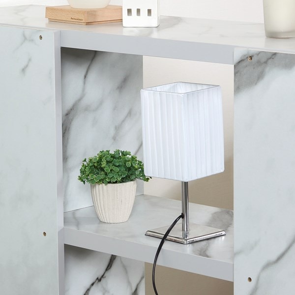 オープンシェルフ4段幅広大理石柄幅120cm×高さ108.5mm