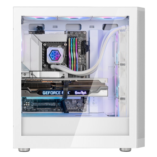 Silverstone PC������ FARA 514X SST-FA514X-WG �ۥ磻�ȥߥɥ륿� ATX �ǥ奢��饸�������� ARGB �����̥����ե�����������������ꡦ����󥻥��Բġ��̳�ƻ����Υ�������Բġ�