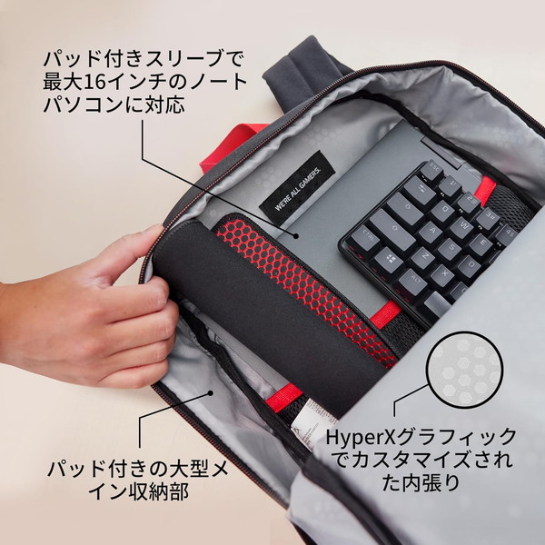 HyperX PC�Хå� HyperX Delta�Хå��ѥå� �ɿ她�ڡ������ �Ρ���PC:16������ޤǼ�Ǽ��ǽ ���ѵ� �Ѹ��� �֥�å� 8C524AA �ڥ���󥻥��Բġ��̳�ƻ����Υ�������Բġ� -������-
