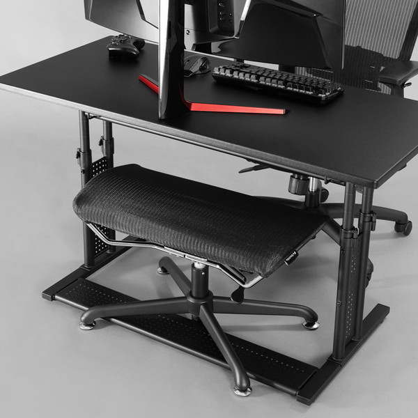 Bauhutte バウヒュッテ ゲーミングオットマンワイドM BOT-700M-BK メッシュ 通気性 足置き 【代引・日時指定・キャンセル不可・北海道沖縄離島配送不可】 -メーカー直送- ※メーカー在庫潤沢