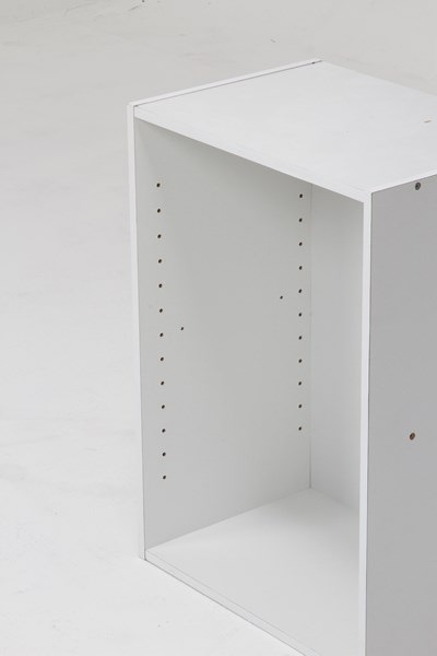 不二貿易 カラーボックス 可動棚2段 WH TKD023 商品コード96613【代引・日時指定・キャンセル不可・北海道沖縄離島配送不可】 -お取リ寄せ-