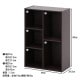 不二貿易 フリーボックス FBC960 ダークブラウン 96192 FBC010(FBC960) 商品コード86008【代引・日時指定・キャンセル不可・北海道沖縄離島配送不可】 -お取リ寄せ-