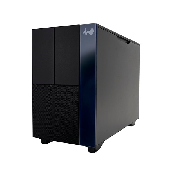 InWin ミニタワー PCケース F3 Black IW-CS-F3BLK-1AN120 Micro-ATX Mini-ITX 対応 ガラスパネル ブラック 【キャンセル不可・北海道沖縄離島配送不可】