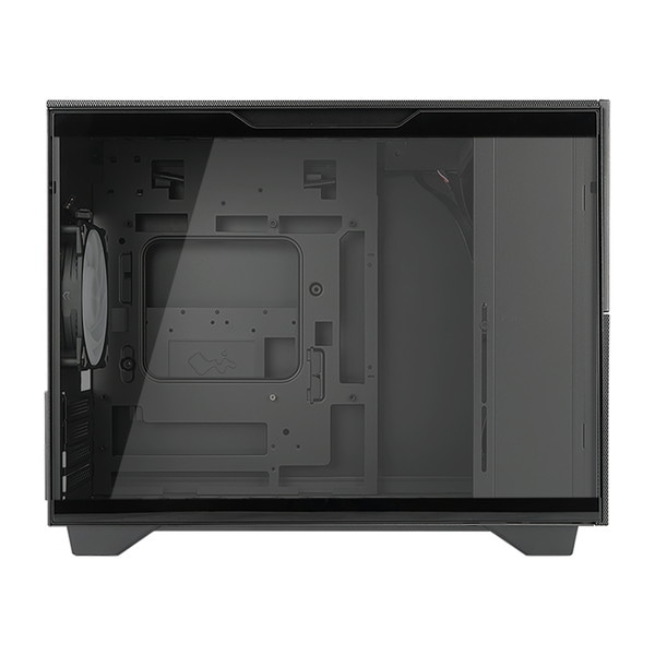 InWin ミニタワー PCケース F3 Black IW-CS-F3BLK-1AN120 Micro-ATX Mini-ITX 対応 ガラスパネル ブラック 【キャンセル不可・北海道沖縄離島配送不可】