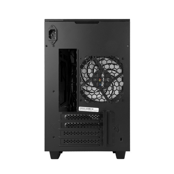 InWin ミニタワー PCケース F3 Black IW-CS-F3BLK-1AN120 Micro-ATX Mini-ITX 対応 ガラスパネル ブラック 【キャンセル不可・北海道沖縄離島配送不可】