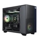 InWin ミニタワー PCケース F3 Black IW-CS-F3BLK-1AN120 Micro-ATX Mini-ITX 対応 ガラスパネル ブラック 【キャンセル不可・北海道沖縄離島配送不可】
