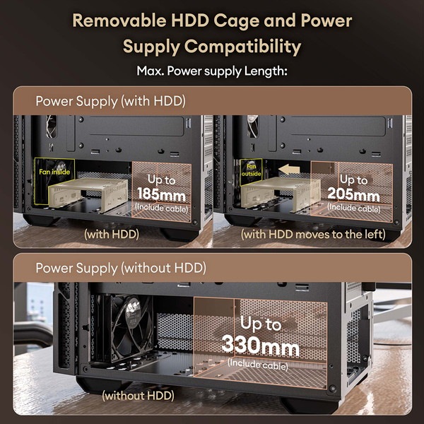 Okinos PCケース Cypress 3 Wood 木材仕様 ファン4基標準搭載 Micro-ATX/ITX対応 裏配線スペース搭載 ミドルタワー 【キャンセル不可・北海道沖縄離島配送不可】