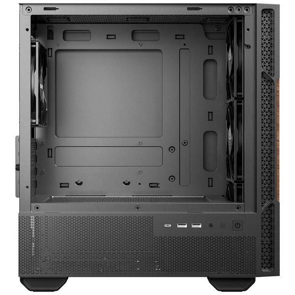 Okinos PCケース Cypress 3 Wood 木材仕様 ファン4基標準搭載 Micro-ATX/ITX対応 裏配線スペース搭載 ミドルタワー 【キャンセル不可・北海道沖縄離島配送不可】