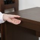 不二貿易 シンプルデスク 幅90 DE-9045BR DE-9045BR 商品コード79537【代引・日時指定・キャンセル不可・北海道沖縄離島配送不可】 -お取リ寄せ-