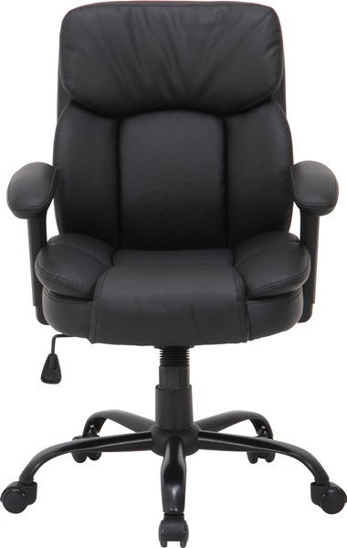 不二貿易 PUプレジデントチェアーマンチェスター BK H-2640-TH 商品コード60002【代引・日時指定・キャンセル不可・北海道沖縄離島配送不可】 -お取リ寄せ-