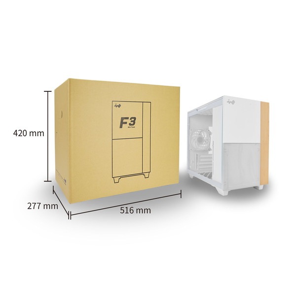 InWin �ߥ˥�� PC������ F3 White IW-CS-F3WHI-1AN120P Micro-ATX Mini-ITX �б� �᡼�ץ륦�åɥѥͥ� �ۥ磻�� �ڥ���󥻥��Բġ��̳�ƻ����Υ�������Բġ�